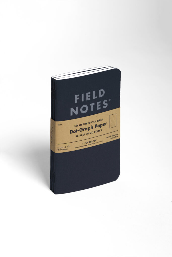 Black field notes notebooks