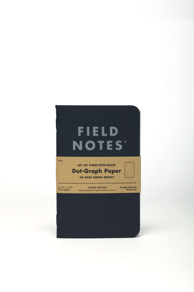 Black field notes notebooks