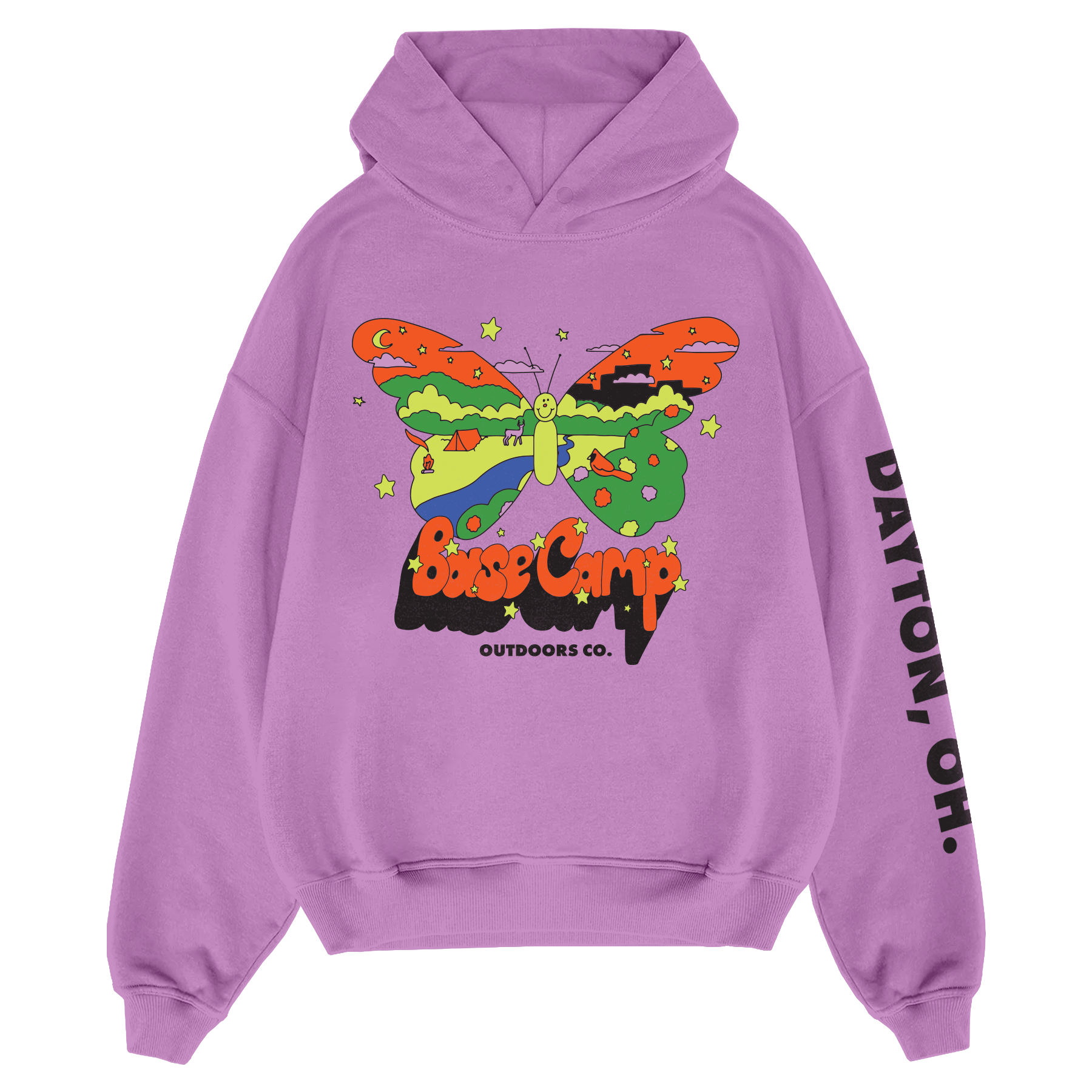 Psychedelic Hoodie - Base Camp Outdoors Co