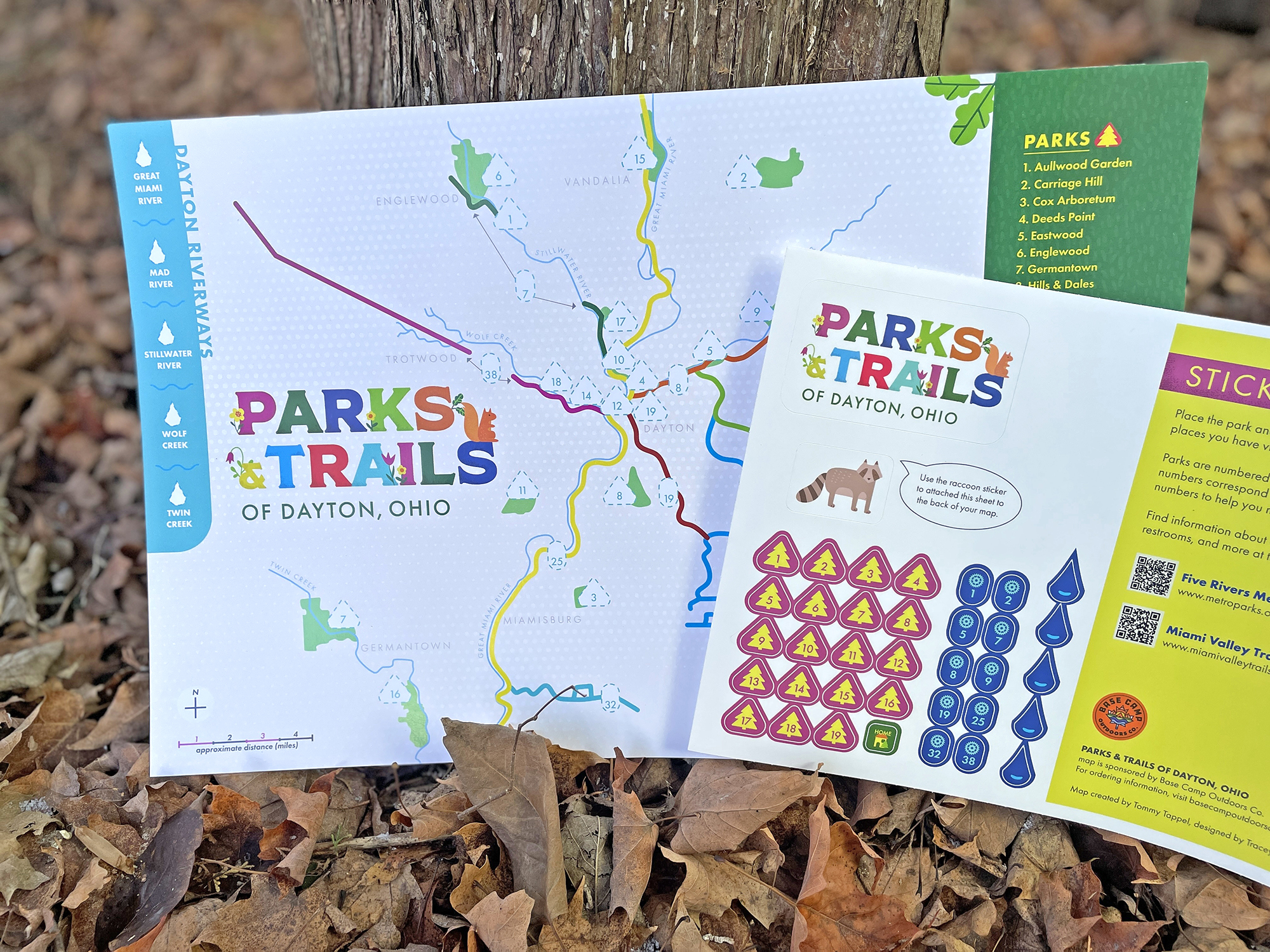 Little Miami Scenic Bike Trail Map Miami Valley Bike Trail Map Parks - Main Image